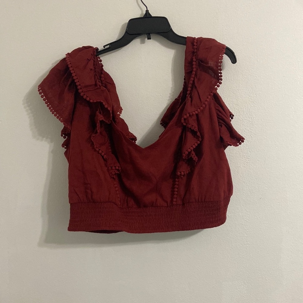ruffled top